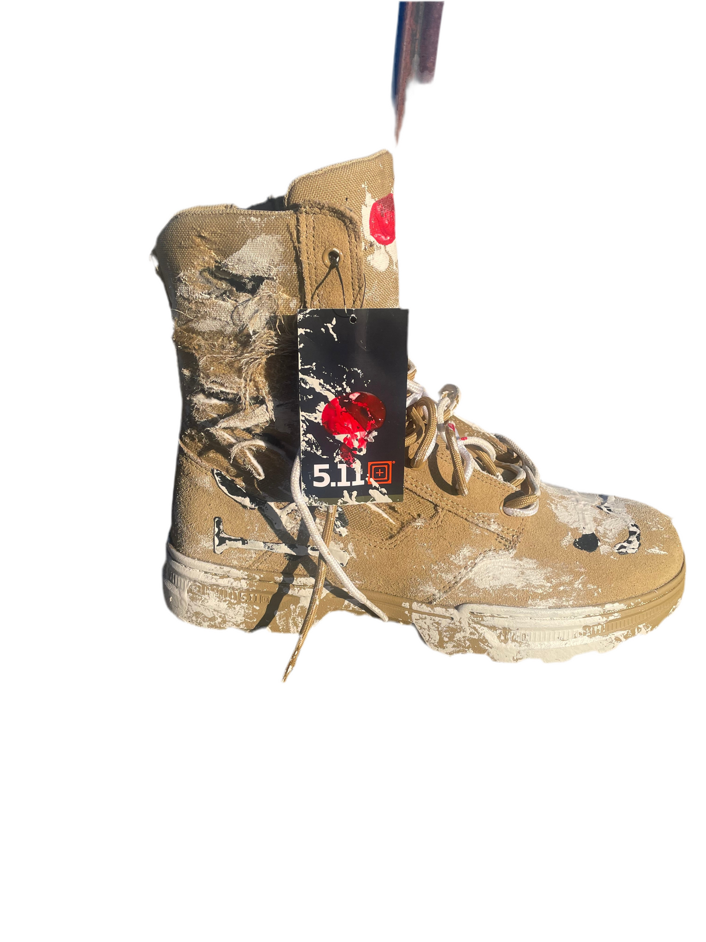 “PLAYED IN PAINT” SAMPLE WORK BOOT